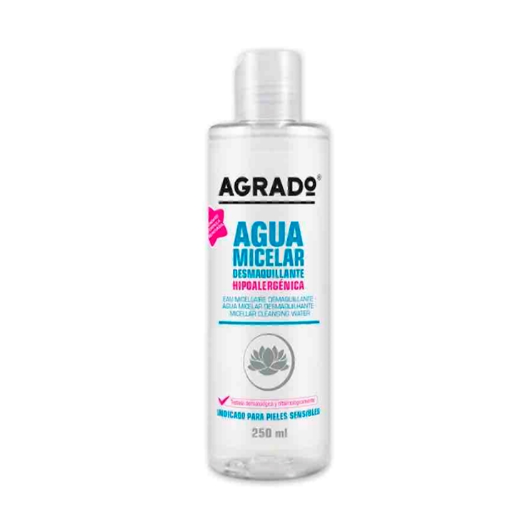 agua micelar desmaquillante, 250ml