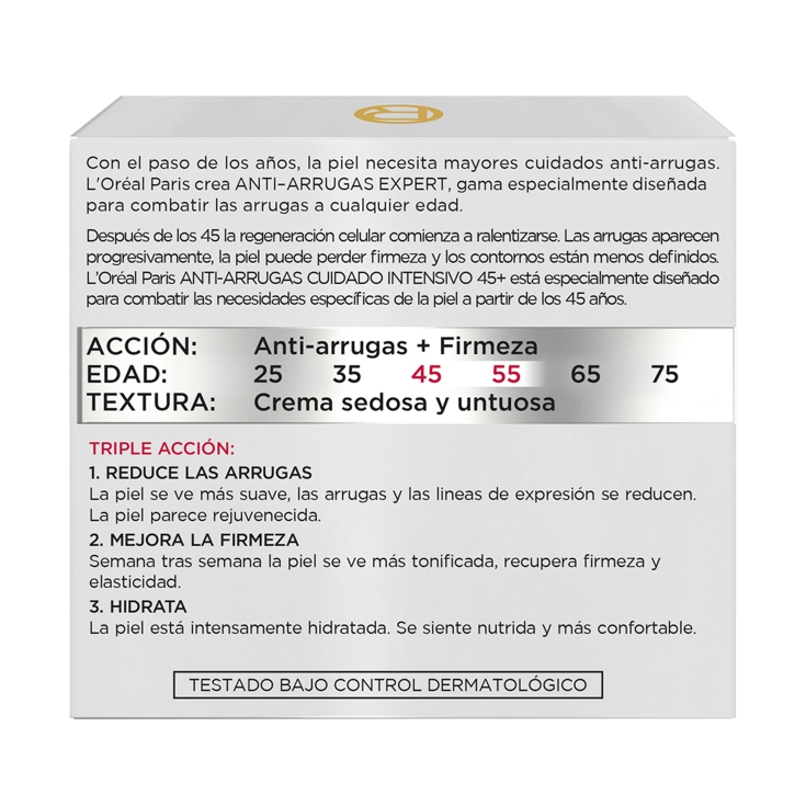 cr. dia antiarrugas +45 retino-péptidos, 50ml
