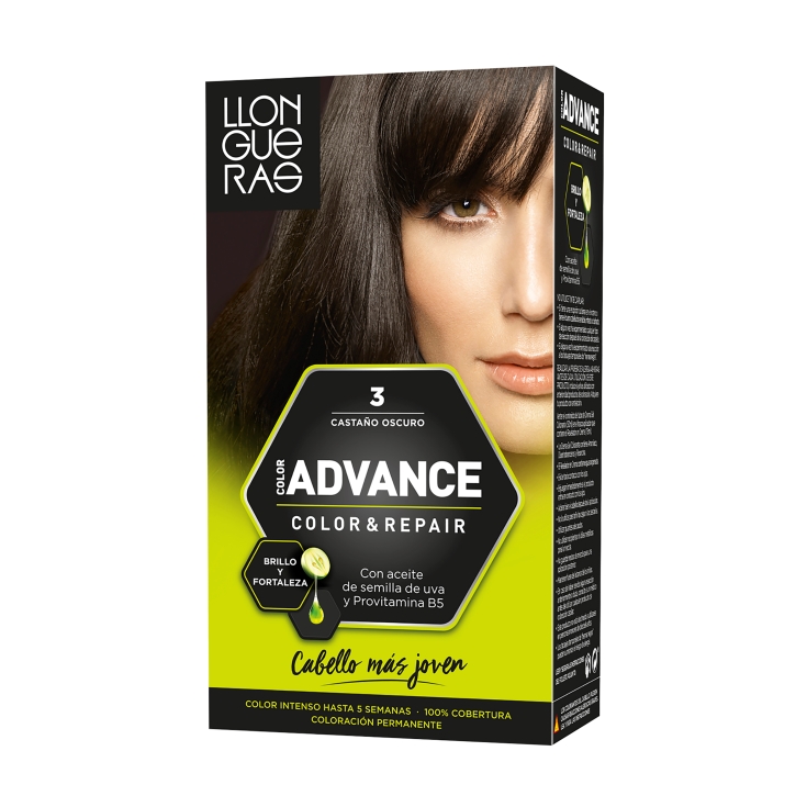 tinte castaño oscuro advance nº3, ud