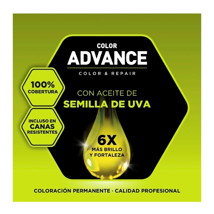 tinte castaño medio advance, nº4, ud