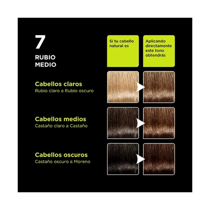 tinte rubio medio advance, nº7, ud