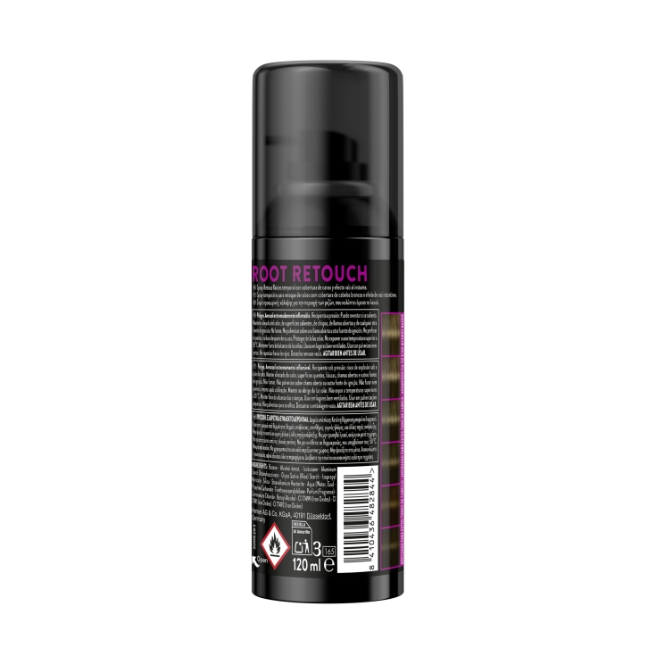 retoca raiz castaño oscuro spray, 120ml