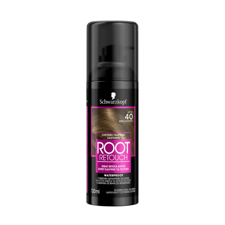 retoca raiz castaño spray, 120ml