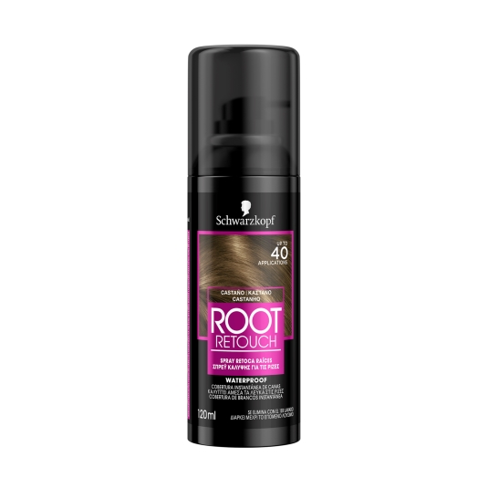 retoca raiz castaño spray, 120ml