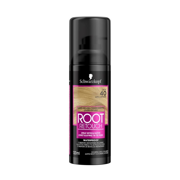 retoca raíz rubio oscuro spray, 120ml