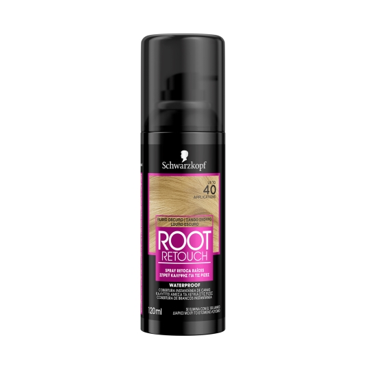 retoca raíz rubio oscuro spray, 120ml