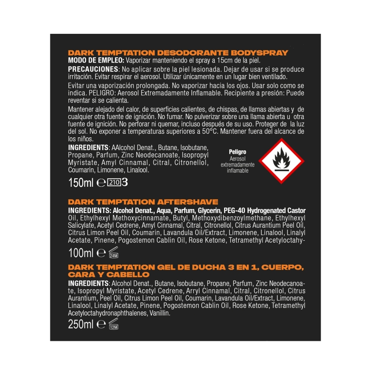 neceser dark temptation trio, ud