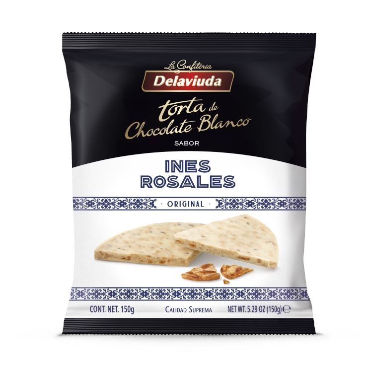 torta chocolate blanco ines rosales, 150g