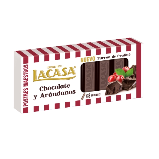 turrón chocolate y arándanos, 225g