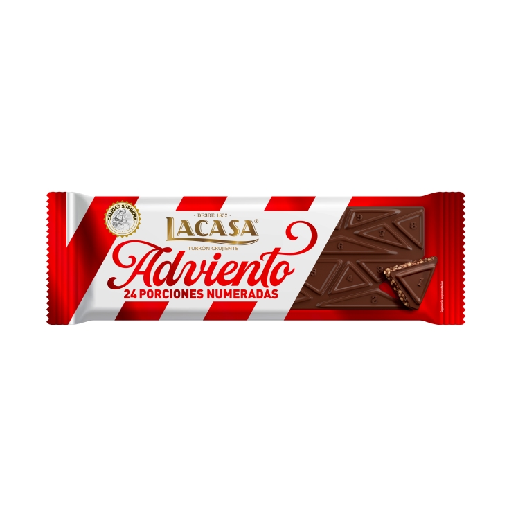 turrón choco crujiente adviento, 250g