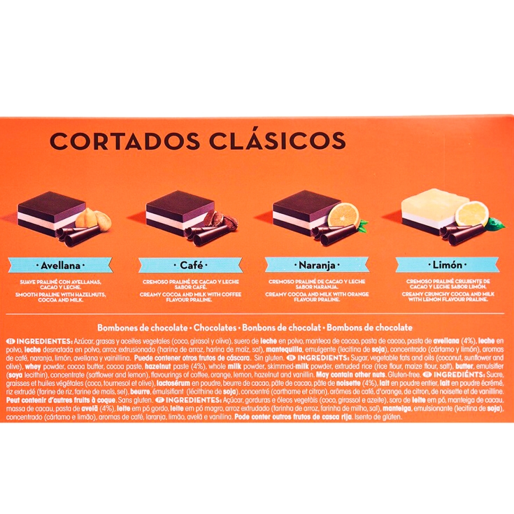 bombones cortados clásicos, 2+1 gratis