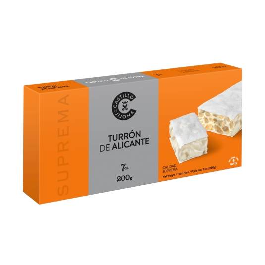turrón duro de alicante suprema, 200g