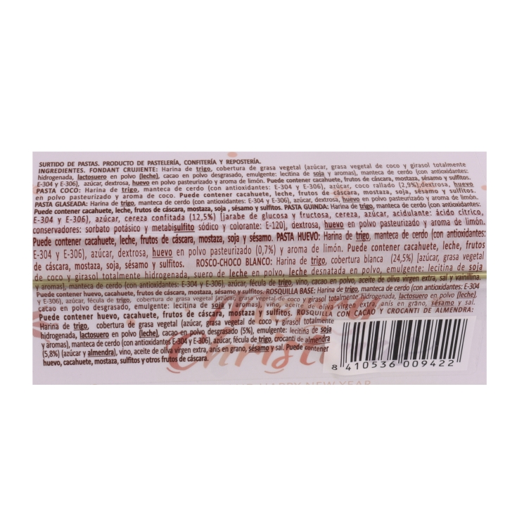 surtido pastas lata, 300g