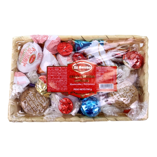 cesta mimbre surtida, 700g
