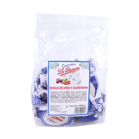 roscos de vino y almendra bolsa, 250g