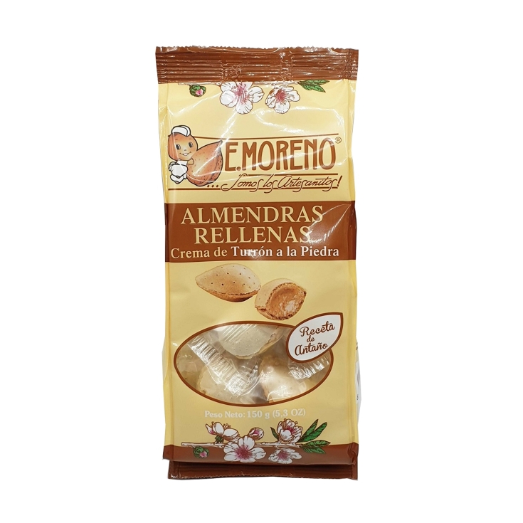 almendras rellenas turrón, 150g