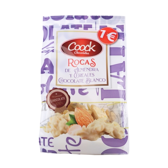 rocas chocolate blanco, 70g