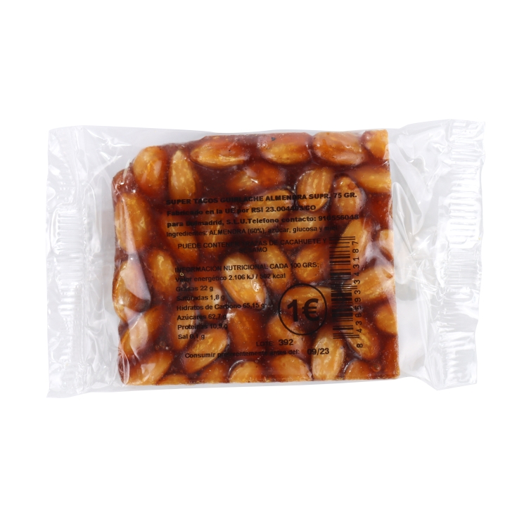 surtido turrón almendra, 75g