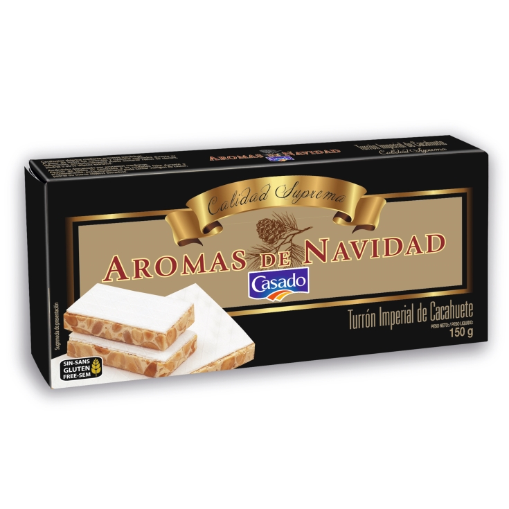 turrón duro cacahuete suprema, 150g