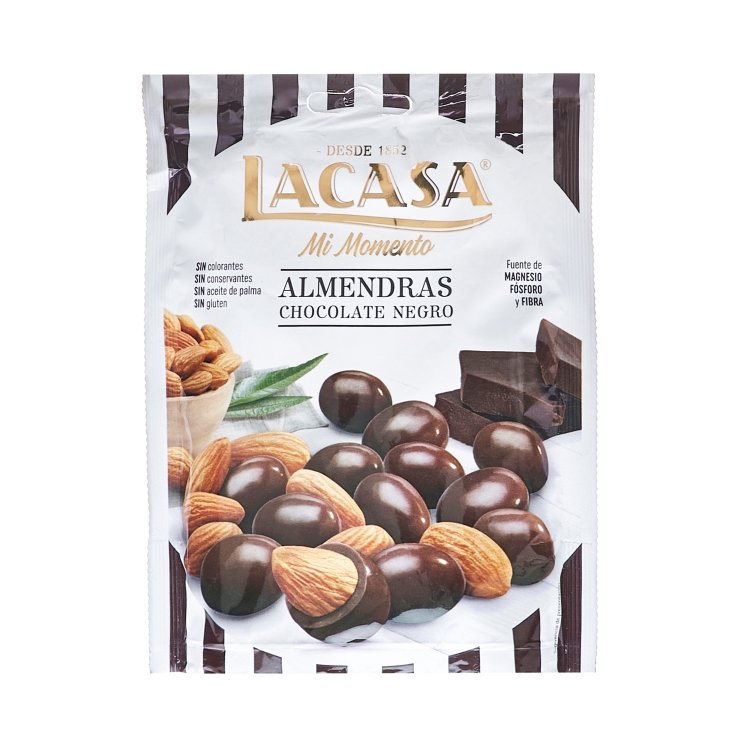almendras chocolate negro, 125g