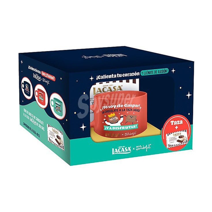 chocolate a la taza + taza, 300g