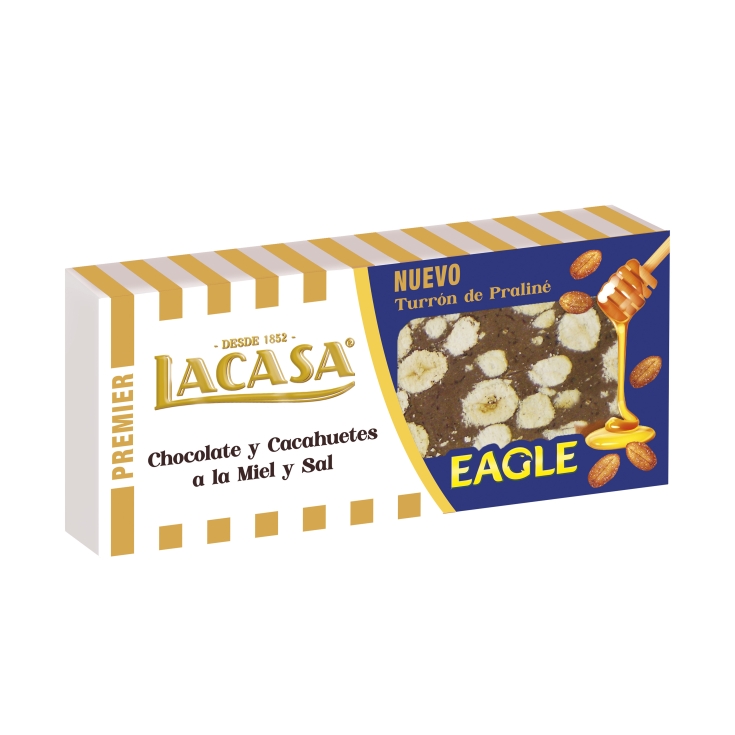 turrón chocolate y cacahuete, 225g