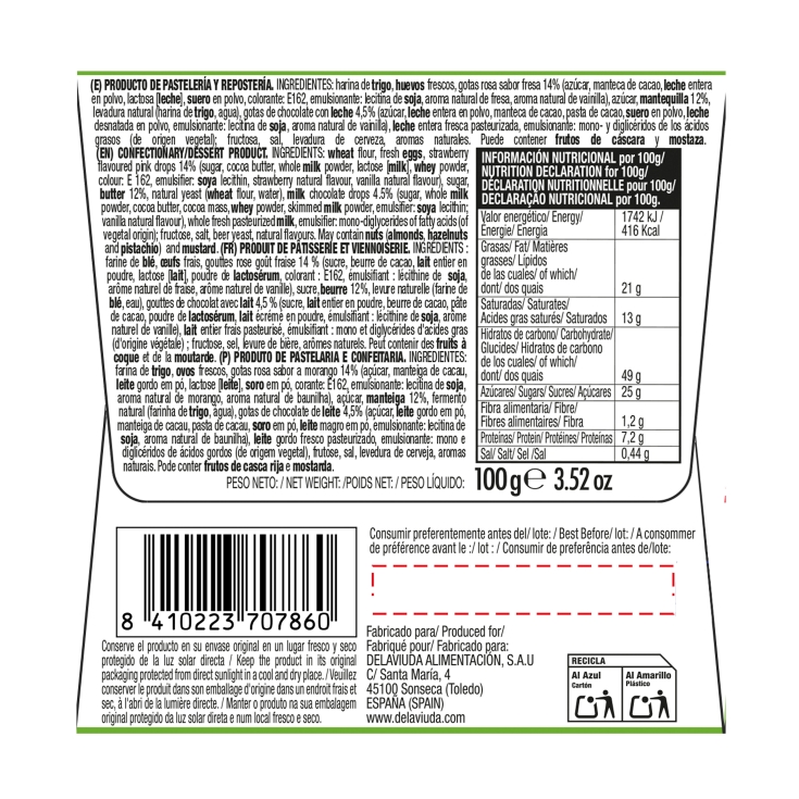 panettone peppa pig, 100g