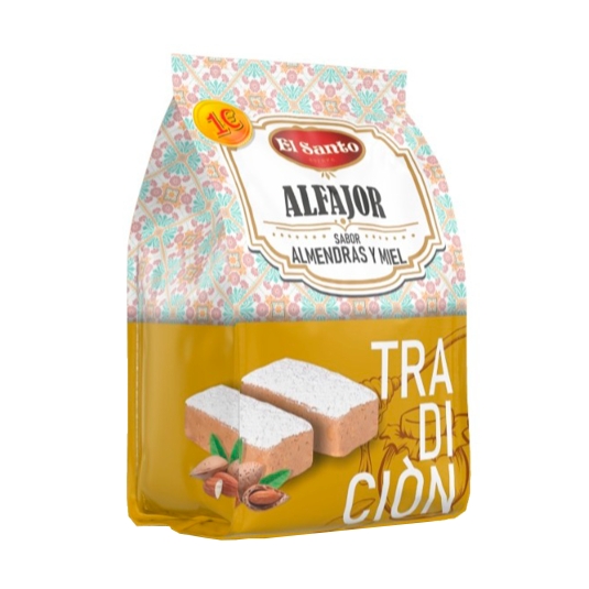 alfajor almendra y miel, 160g