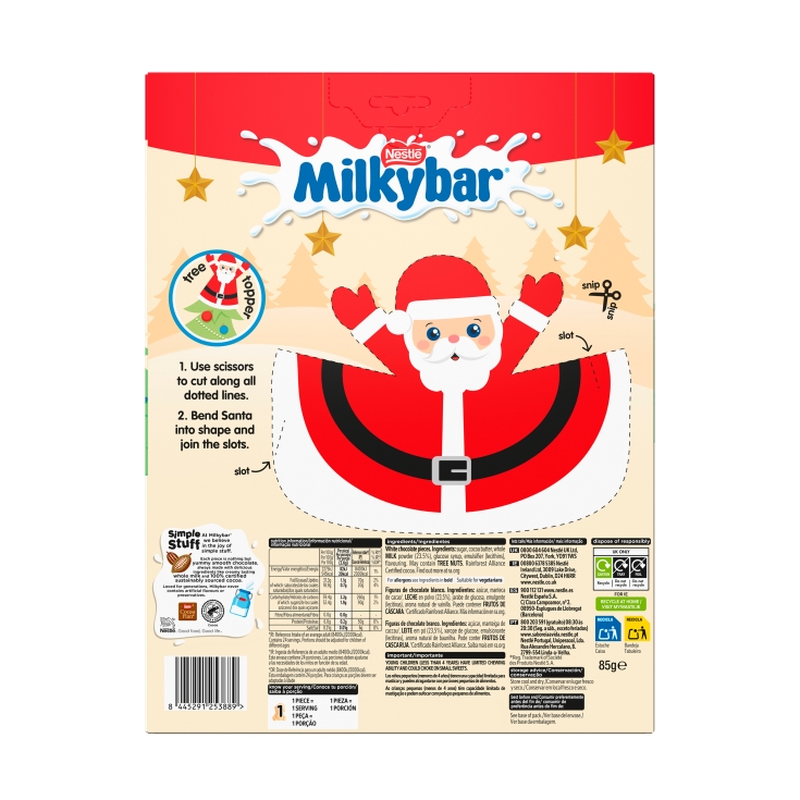 calendario adviento milkybar, 85g