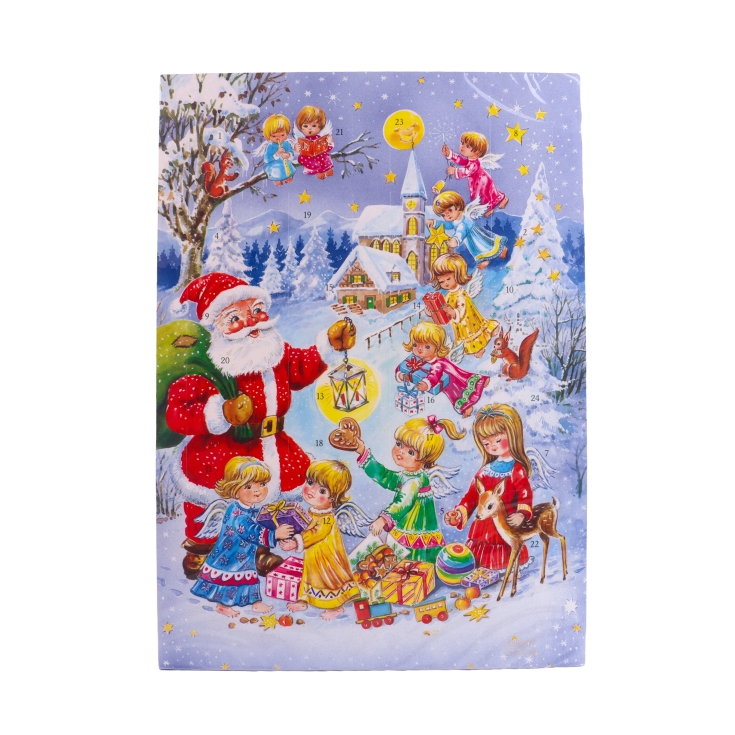 calendario adviento navidad, 50g