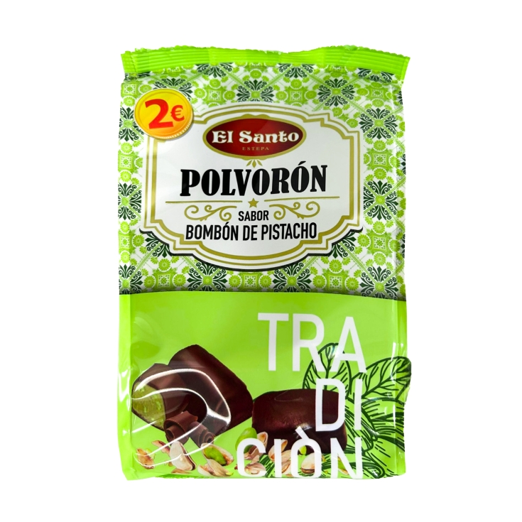 polvorón bombón pistacho, 160g
