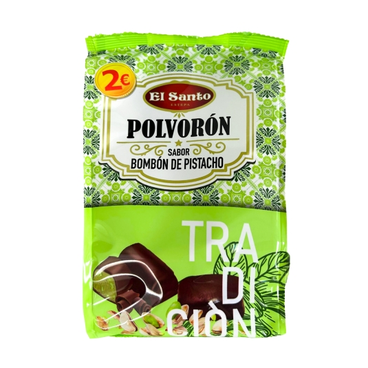 polvorón bombón pistacho, 160g