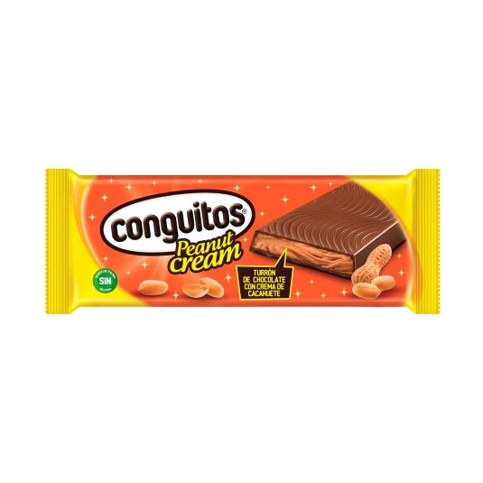 turrón chocolate peanut cream, 250g