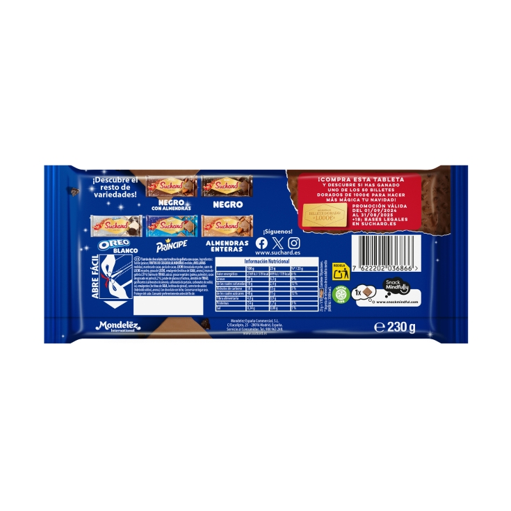 turrón oreo, 230g