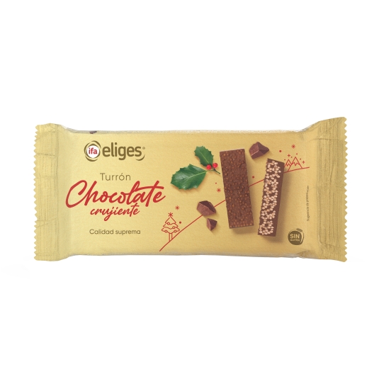 turrón chocolate crujiente, 200g