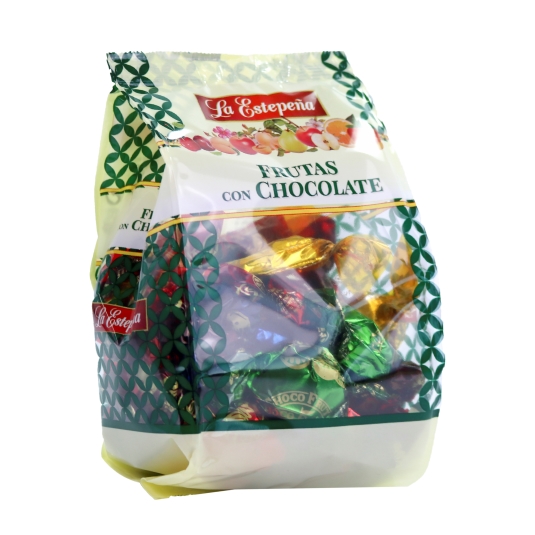 frutas con chocolate bolsa, 300g