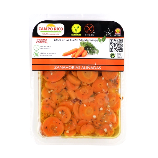 zanahorias aliñadas, 350g