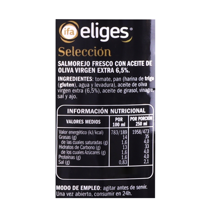 salmorejo fresco, 250ml