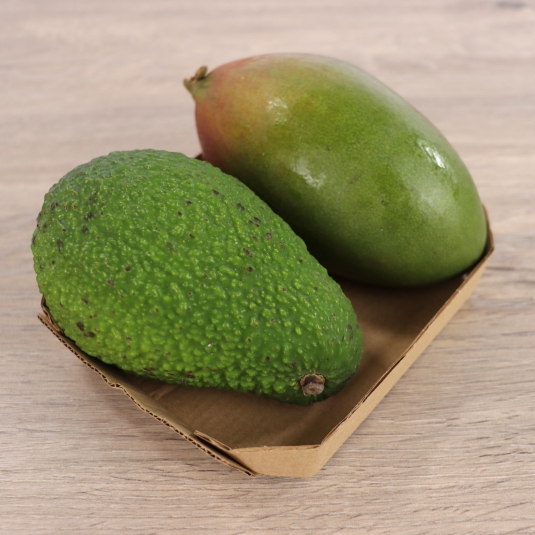 bandeja mango y aguacate 500g aprox., ud