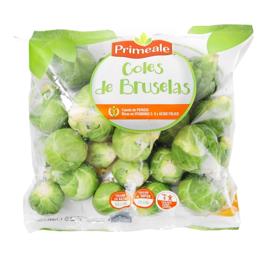 coles de bruselas bolsa, 500g
