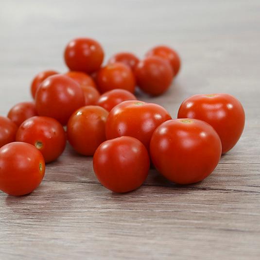 tomates cherry, tarrina