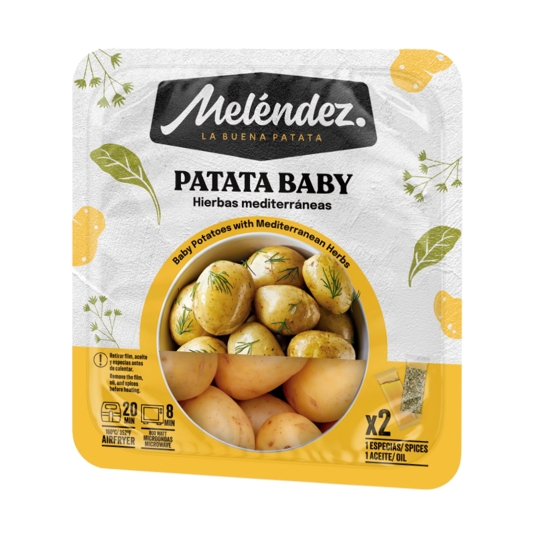 patatas baby hierbas mediterráneas, 310g