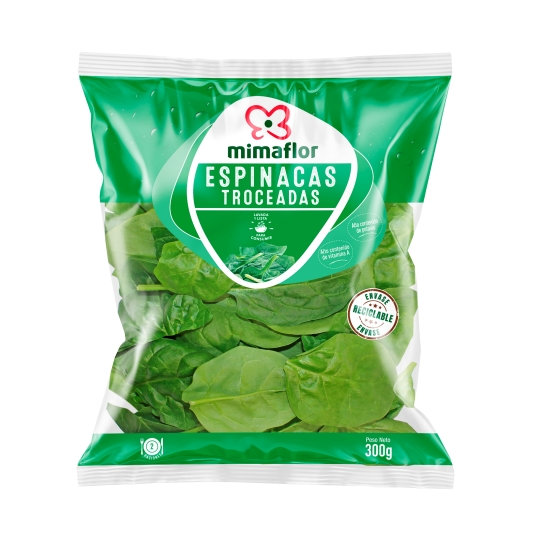 espinacas troceadas, 300g