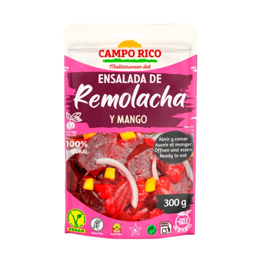 ensalada remolacha y mango, 300g