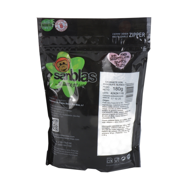 cacahuete chocolate blanco, 180g