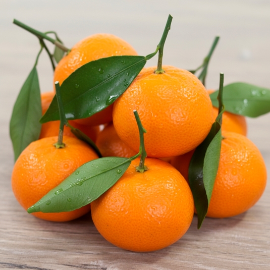 naranja clementina hojas cesta, 750g