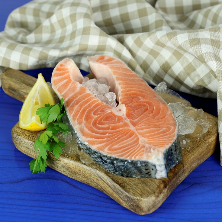 rodajas de salmon, kg