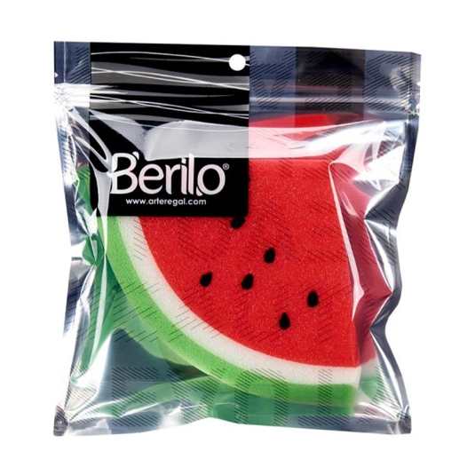 esponja baño frutas surtidas, ud