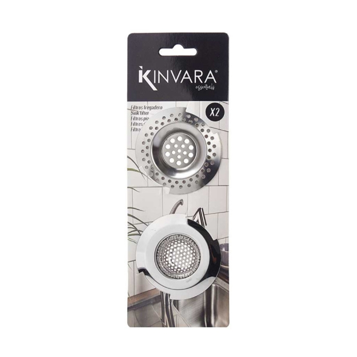 set filtros fregadero acero, pk-2