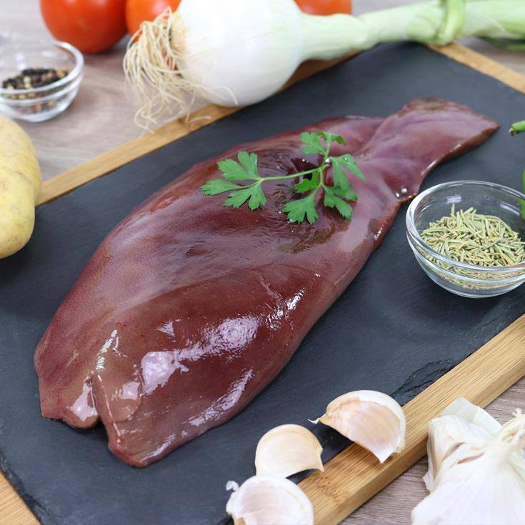 hígado de cerdo blanco, kg